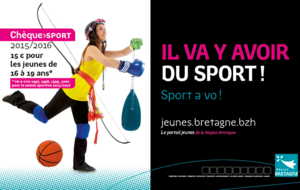Chèque Sport 2015/2016 de la Région Bretagne