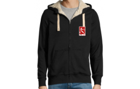 Veste zippé sherpa (unisex)